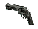 R8 Revolver - Bone Mask